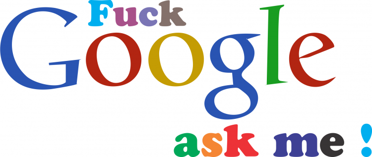 free vector Fuck Google Ask Me Vector Logo